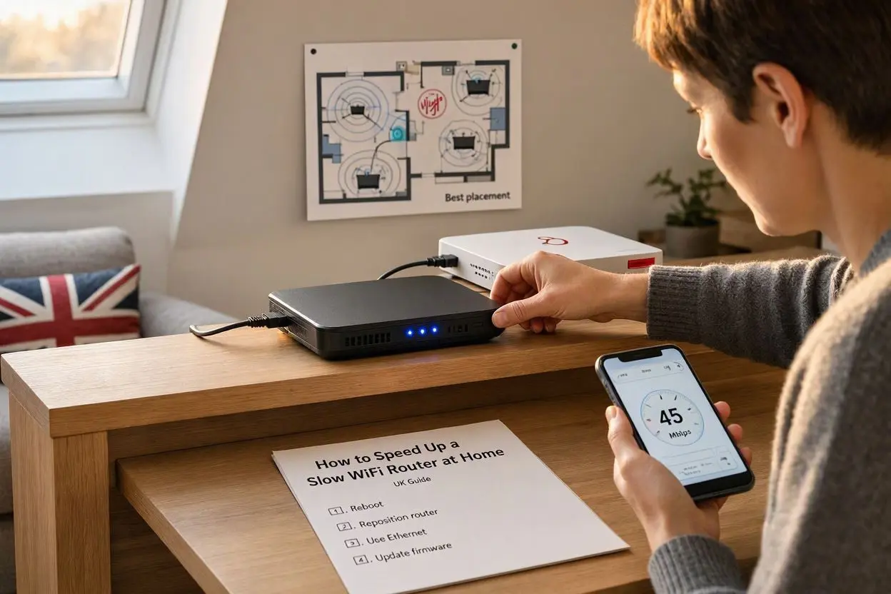 How to Speed Up a Slow WiFi Router at Home