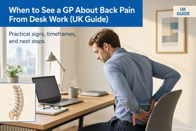 When to See a GP About Back Pain From Desk Work
